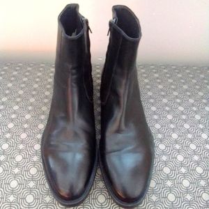 To Boot New York Men’s Adam Derrick Designer Black Leather Boots | Size 9 EUC